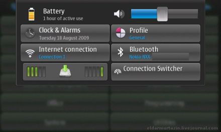 Nokia Maemo5 Az elsõ Maemo 5 képernyõkép