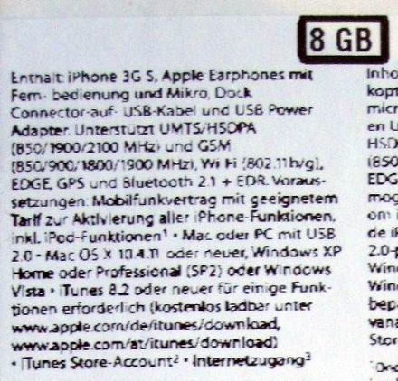 iPhone Jön a 8 gigabájtos iPhone 3Gs?