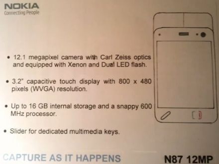 Nokia N87 Jön a Nokia N87?!