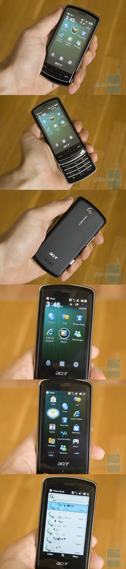 Acer beTouch E200 Az elsõ élõképek: Acer beTouch E200