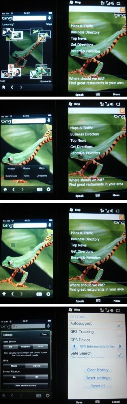 Bing iPhone Bing már iPhone mobilra is