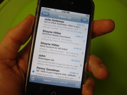 Gmail iPhone Új funkciók a Gmail-ben