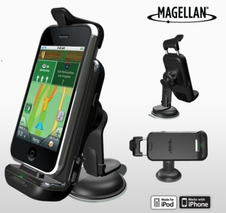 Megallan GPS App Car Kit Újabb iPhone autós navigáció