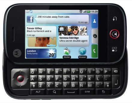 MotoBLUR MotoBLUR a T-Mobile G1-en