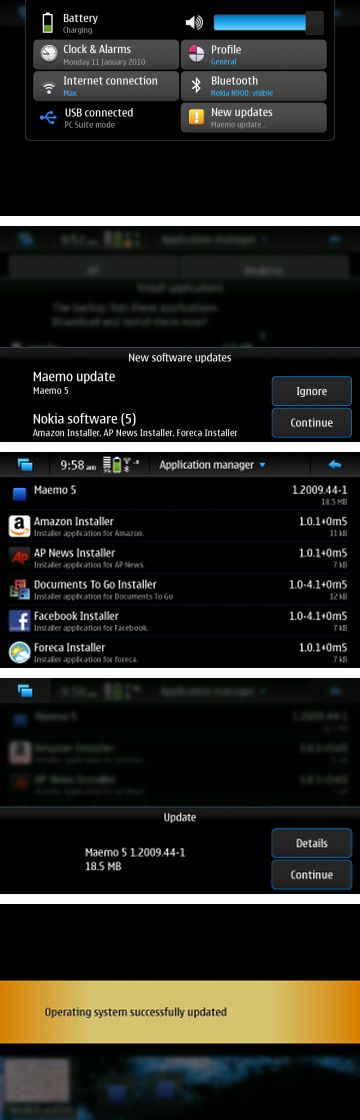 N900 Nokia N900 frissítés érkezett