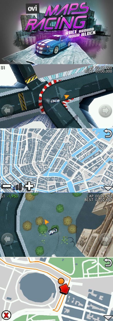 Ovi Maps Racing Autóversenyezz a városodban!