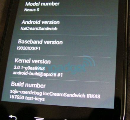 Videón az Android 4.0 Ice Cream Sandwich