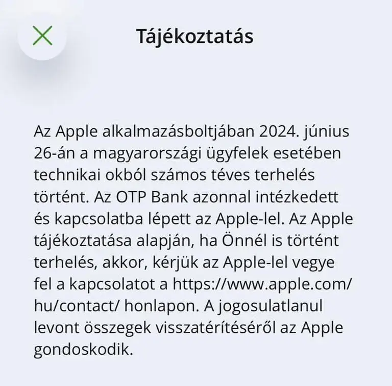Tovább gyűrűzik az Apple Pay probléma Magyarországon