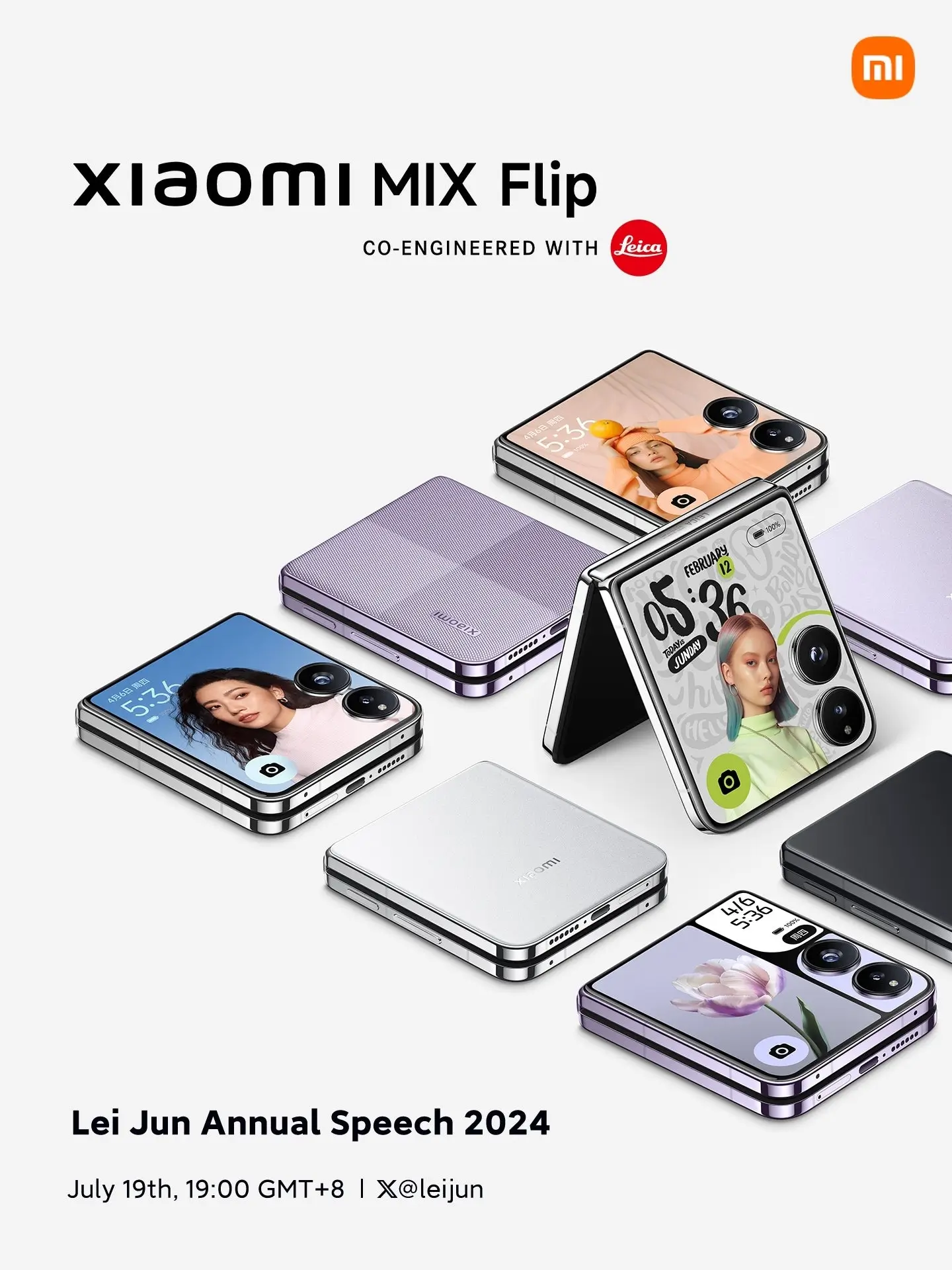 A Xiaomi Mix Flip megmutatja a Samsung Z Flip6-nak, hogyan kell készíteni a fedőképernyőket