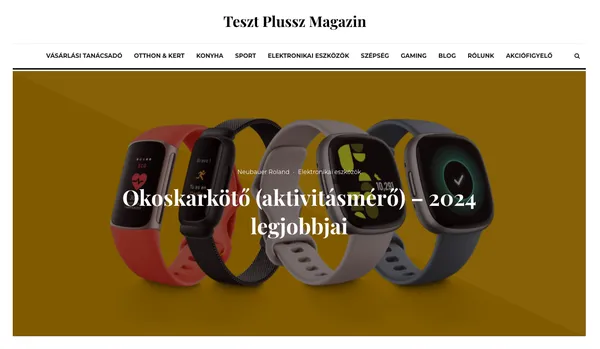 Itt vannak a legjobb okoskarkötők – frissült a Teszt Plussz Magazin kutatása