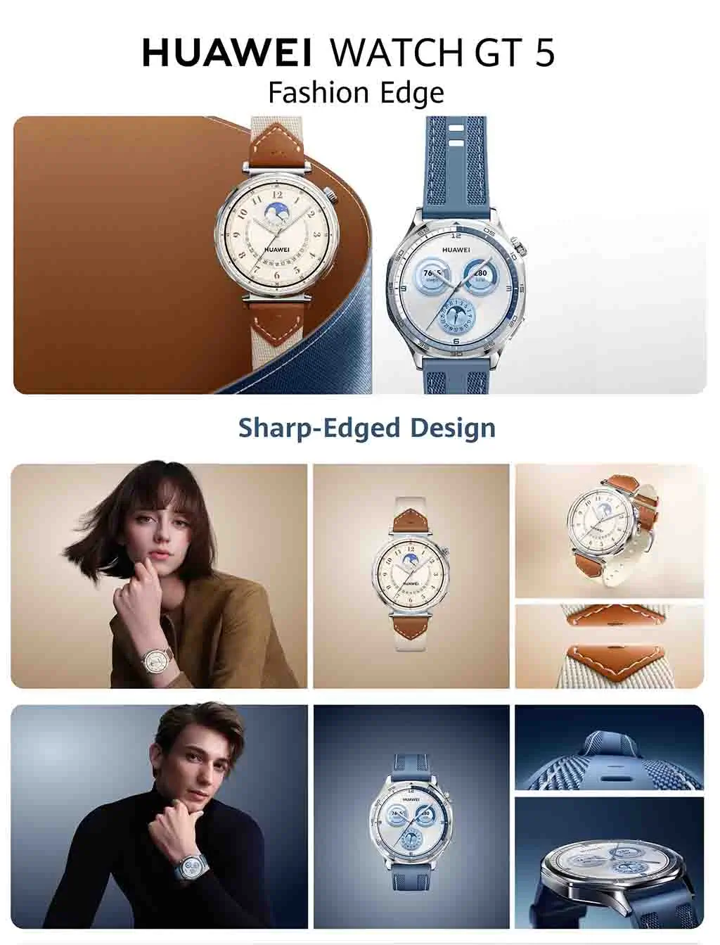 Megjelent a komplett Huawei Watch GT 5 okosóra család